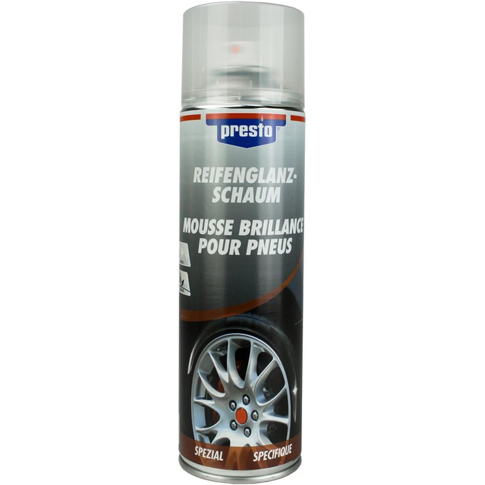 Мл 157189, 6 шт., TIRE GLOSS FOAM Tire Gloss Foam Cleaner Care 500