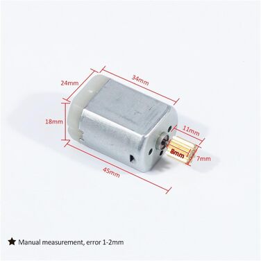 Автомобільний дверний замок SPREKS 10 шт. Micro DC двигун FC-280SC для автомобільного електромонтажу Складне дзеркало заднього виду Замок керма Двигун 12V Двигун дверного замка Привід дверного замка 10 шт.
