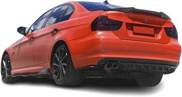 Задній спойлер підходить для BMW 3 Series E90 Седан 318d 318i 320d 320i 330d 335i 2005-2011, губа спойлера заднього крила для тюнінгу автомобіля в кольорі V-Still ABS пластик Gloss Black