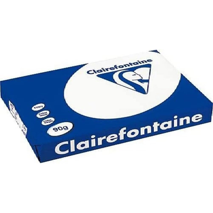 Папір для принтера Clairefontaine 2895C Clairalfa непрозорий, ідеально підходить для повсякденних копій і роздруківок, DIN A3, 29,7 x 42 см, 90 г/мк, 1 розгортка 500 аркушів, біла 500 аркушів DIN A3 90 г/мкв