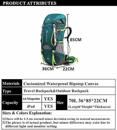 70L Camping Hiking Backpack Large Travelling Mochila Outdoor Trekking Mountaineering Bags (Burgundy Red 50) Burgundy Red 50, 70L Camping Hiking Backpack Large Travelling Mochila Outdoor Trekking Mountaineering Bags (Burgundy Red 50) Burgundy Red 50