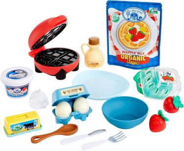 Набір вафель Little Tikes Creative Chefs - зі спеціальним ігровим піском Make-It, 18 аксесуарів, реалістична ігрова вафельниця, для хлопчиків і дівчаток віком від 3 років, НЕ ЕКСПЛУАТАЦІЙНИЙ