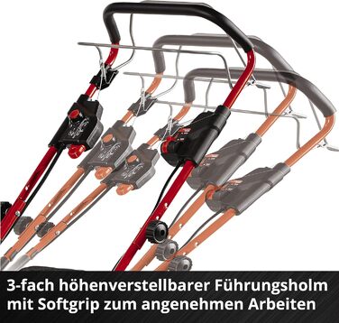 Акумуляторна газонокосарка Einhell GE-CM 36/47 S HW Li Kit Power X-Change (36 В, ширина зрізу 47 см, до 700 м, безщіткова, колісний привід, травозбірник 75 л, вкл. 4 шт. 4,0 Ач 2 шт. Twincharger) Expert