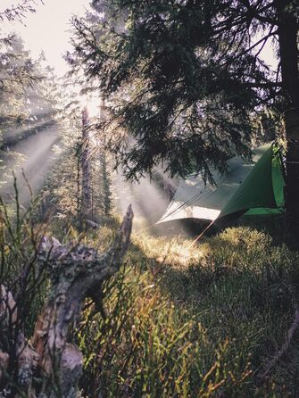 Заміна намету StoreoAS Ultra-Light Wing Tent із захистом від негоди на 360 у зеленому кольорі