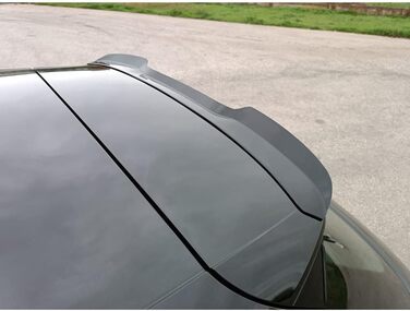 Сумісний з Audi A3 (8V) S-Line/S3 Hatchback/Sportback 2012-2016 (ABS Black Glossy), 487 Roof Spoiler (Spoiler Cap)