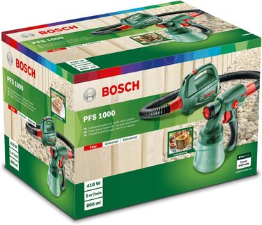 Електричний фарборозпилювач Bosch PFS 1000 (для фарби по дереву, в коробці)