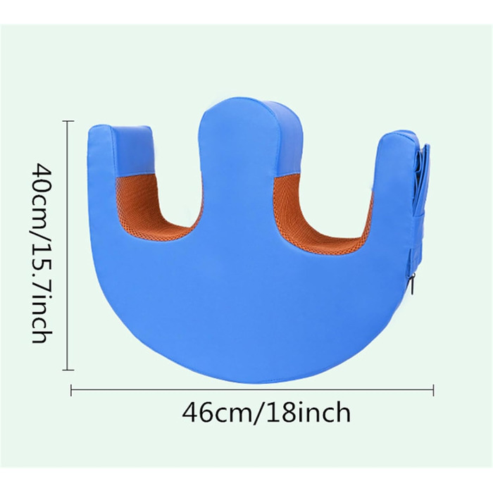 Поворотний пристрій для пацієнтів ASkind, параліч, постільний режим, догляд, допомагає людям похилого віку стати протипролежневим, водонепроникний чохол з PU шкіри, UU-подібний оборотний пристрій для літніх людей, з ремінцем