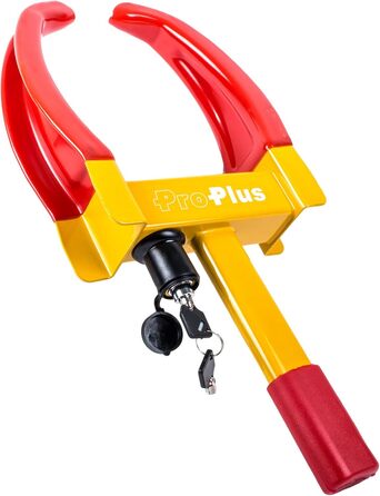 Універсальний затискач для коліс PRO PLUS з 2 ключами Safety Lock max 265 мм Шина для автомобіля, будинків на колесах, каравану та причепа