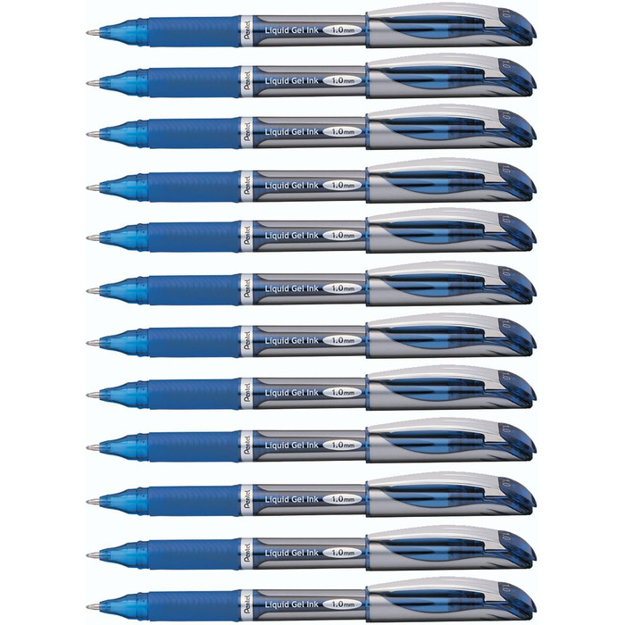 Ручка для роликів Pentel BL60-C EnerGel з ковпачком 0,5 мм, 12 шт. , синя