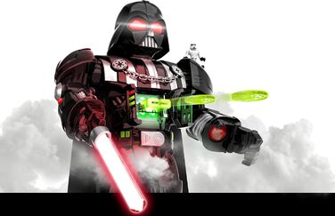 Робот Fisher-Price Imaginext Star Wars Дарт Вейдер, іграшка висотою близько 60 см, світло, звуки та лита фігурка штурмовика, від 3 років, HXG51