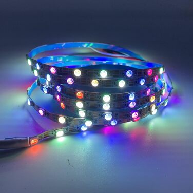 Адреса SK6812 MINI 5050 RGBW RGBWW світлодіодна піксельна стрічка 5мм RGBW RGBWW 60LEDs /m 5V повнокольорова як WS2812B 1м 2м (SK6812 RGBWW Біла друкована плата, 2M) SK6812 RGBWW Біла друкована плата 2м