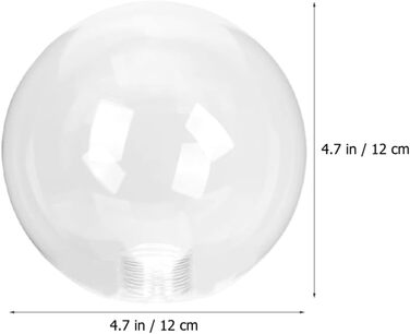 Глобус Скляний абажур Прозора нитка Купольний абажур Кришка освітлювального приладу Підвісні світильники Заміна люстри Настінний світильник, 9