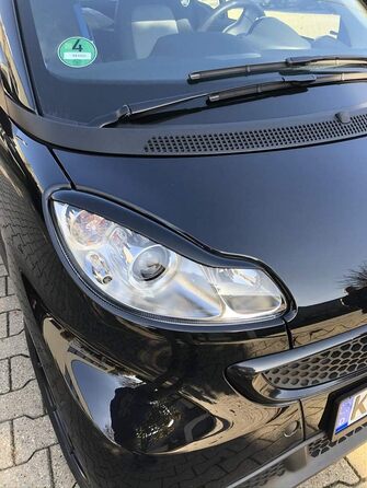 Чохли для фар Evil Eye чорний smart fortwo 451