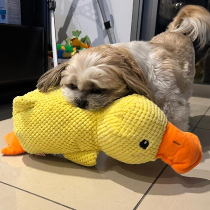 Заспокійлива качка для собак, іграшка для собак Calming Duck Іграшка Duck Toy for Calming Puppies - Duck, Soft Plush Dog Squeaky Toy for Chewing, Creative Plush Dog Toys for g