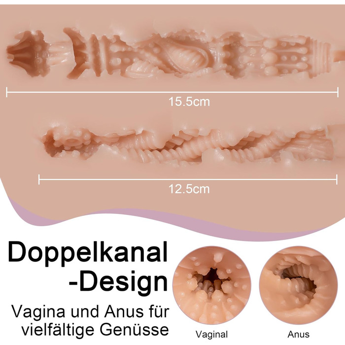 Секс-іграшка для чоловіків реалістична з 2 каналами задоволення, мастурбація для чоловіків секс справжній для чоловіків мастурбатор кишенькова секс-іграшка для чоловіків соло