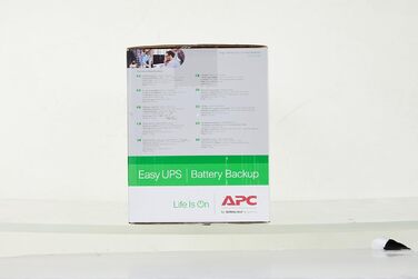 ДБЖ APC Easy UPS - BVX900LI-GR - джерело безперебійного живлення 900 ВА з виходами Schuko, запобіжником акумулятора та захистом від перенапруг, резервний акумулятор зі стабілізатором стабілізатора, світлодіодні індикатори (1600 ВА / 900 Вт, виходи IEC - I