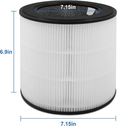 Запасна частина, сумісна з Philips Air Purifier Series 800 AC0850/11 AC0830/10 AC0820/10 AC0820/30 AC0819/10 FY0194/30, фільтр і фільтр з активованого вугілля, 2 шт., 0293/30