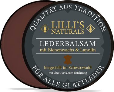 Крем для взуття Lillis Leather Care Leather Balm 200мл в наборі з щіткою для взуття та щіткою-банкою Leather Care Brown