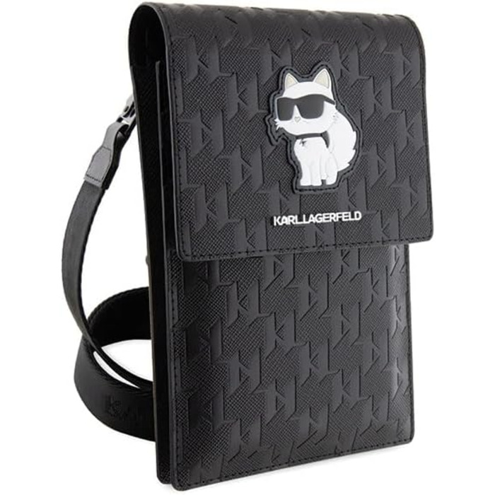 Сумка KLWBSAKHPCK Black Saffiano Monogram Choupette