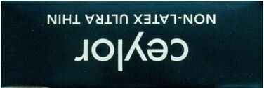 Ультратонкі презервативи Ceylor Non-Latex 6 для алергіків, гіпоалергенні та без запаху, упаковані в гігієнічний Dsli, легко відкриваються