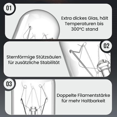 Лампа для духовки BrightWish 26 Вт E14 300 градусів для духовок і плит, соляна лампа, лампочка для холодильника, теплий білий 2700K, довговічна, упаковка з 3 шт.