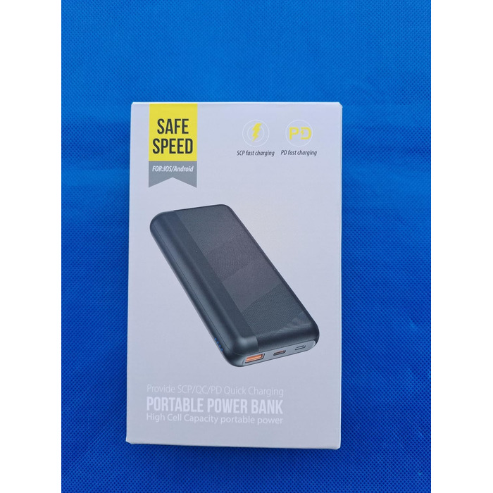 Зовнішній акумулятор 27000mAh, 22,5 Вт PD3.0 QC4.0, швидка зарядка