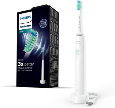 Електрична зубна щітка Philips Sonicare I No1 рекомендована стоматологами Звукова зубна щітка i 3 шт. видалення нальоту ідеально підходить для чутливих ясен і зубів i яскрава посмішка та