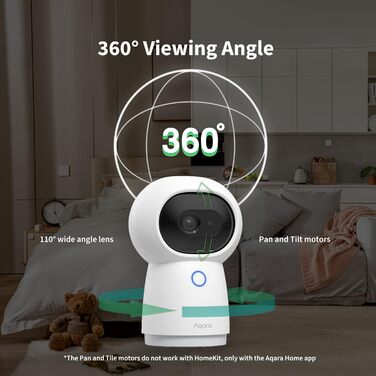 2K Security Door Camera Hub G3, AI Face and Gesture Recognition, 360 Viewing Angle by Pan and Tilt, Works with HomeKit Secure Video, Alexa, Google Assistant, IFTTT, 2K Security Door Camera Hub G3, AI Face and Gesture Recognition, 360 Viewing Angle by Pan 