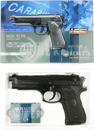 Пістолет Beretta Softair M92 FS HME 0,5 Дж, чорний, 2.5887