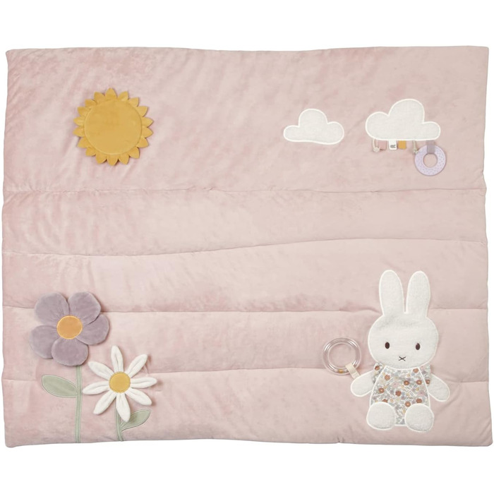 Маленький голландський NIJN768 манеж Вставка Ігровий килимок - Miffy Vintage Little Flowers