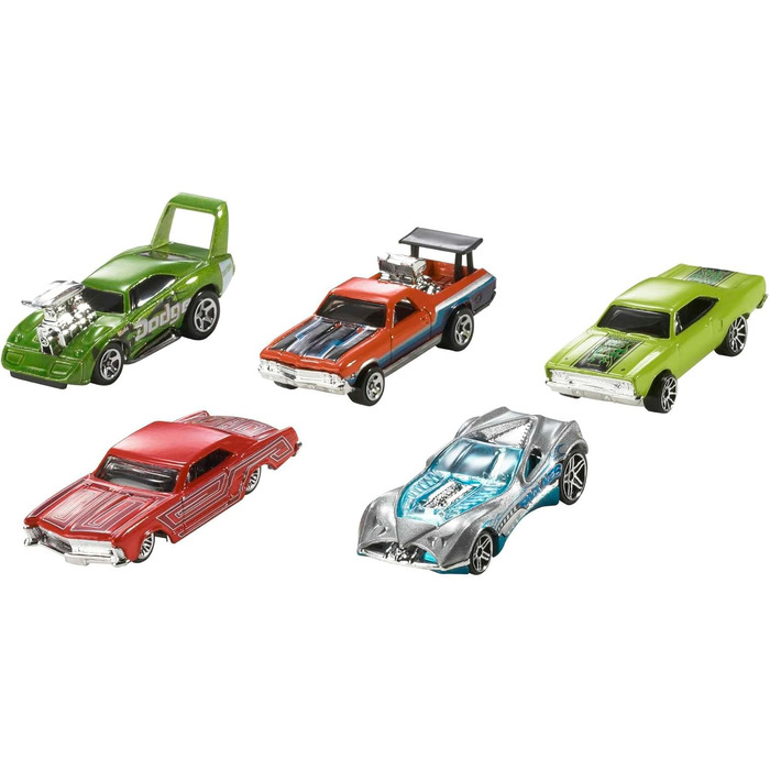 Подарунковий набір литих машинок Hot Wheels 164, по 10 іграшкових машинок, випадковий вибір, іграшкові машинки від 3 років, упаковка з 10 шт. , різнокольорові, 54886 Die-Cast Car Gift Set Random