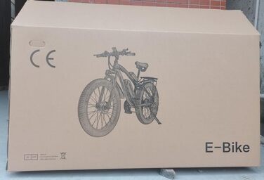 Гірський велосипед GUNAI Ebike, 26X4.0-дюймовий електронний велосипед E-Mountainbike E Bike, 21-швидкісний електричний велосипед з подвійним двигуном