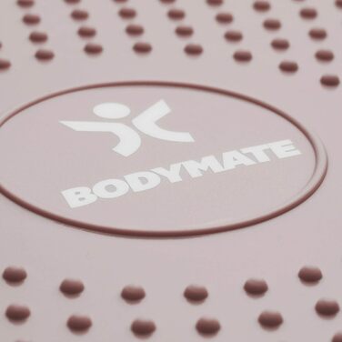 Кулькова подушка для сидіння BODYMATE з насосом РІЗНІ КОЛЬОРИ Діаметр 34 см - Балансова подушка, Повітряна подушка, Балансирна подушка, Шипована подушка - Core Fitness, Реабілітація, Координація та тренування спини (ROSE-GOLD)