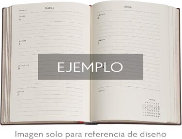 Горизонтальна гумка Pacific Blue Plain Midi, 18 Month Planner 2025