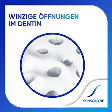 Зубна паста Sensodyne MultiCare ніжна біла, 4 шт. 75 мл, щоденна зубна паста з фтором, для чутливих зубів біла зубна паста з фтором