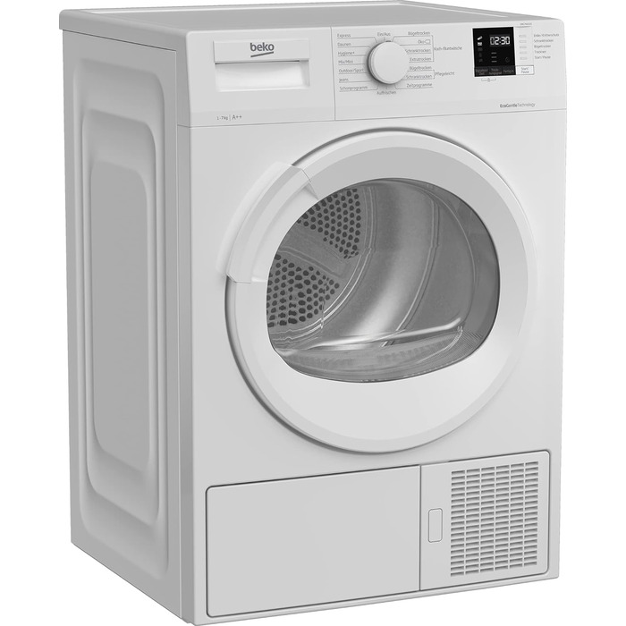 Сушильна машина Beko DHC946GX b300 з тепловим насосом, до 9 кгглибина корпусу 46 см, клас енергоспоживання A, 15 програм ніжний барабан AquaWave , білий