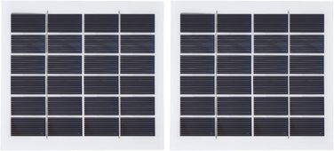 Панелі сонячних батарей, 2 Вт, 6 В, міні-сонячні батареї, висока ефективність перетворення, для систем домашнього освітлення, підходить для рекламних ліхтарів, сонячних водяних насосів, портативних сонячних панелей