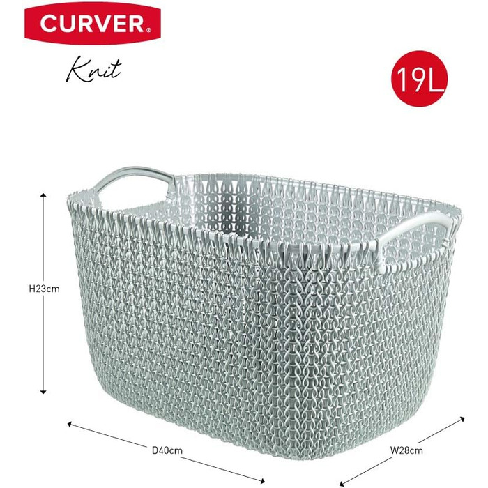 Годинник Curver Juliet, Пластик, Синій, 39.5 x 29.5 x 23.6 см 39.5 x 29.5 x 23.6 см Синій