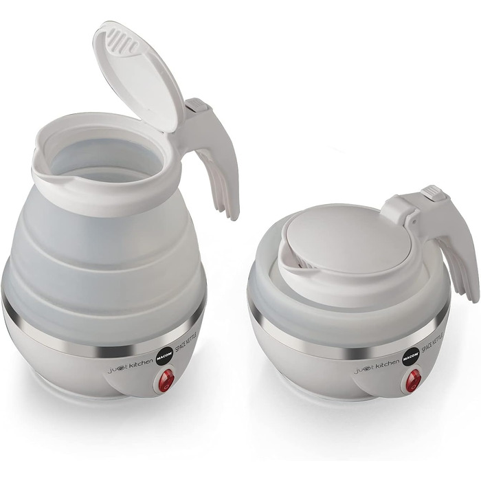 Електричний чайник, компактний, Економія місця, Подорожі, Білий, 862 Space Kettle