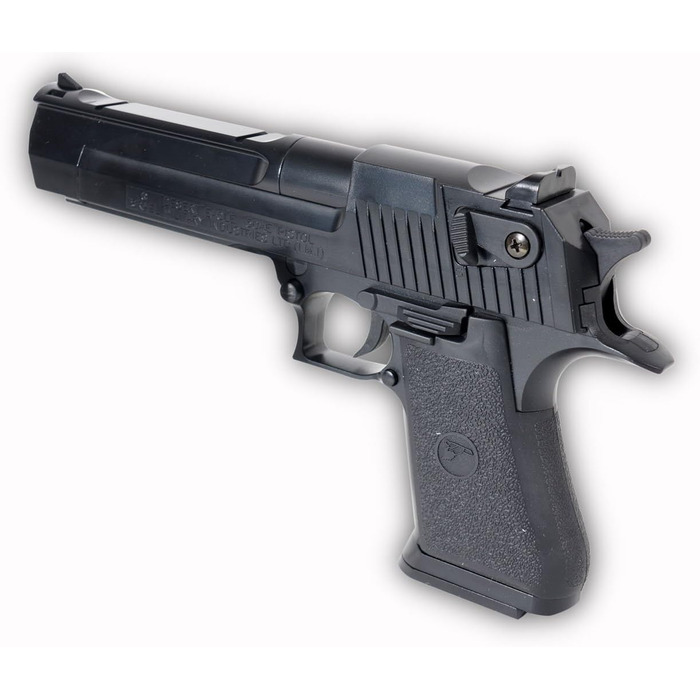 Пістолет Softair 203858 Desert Eagle50AE калібр 6 мм тиск пружини 0,5 джоуля