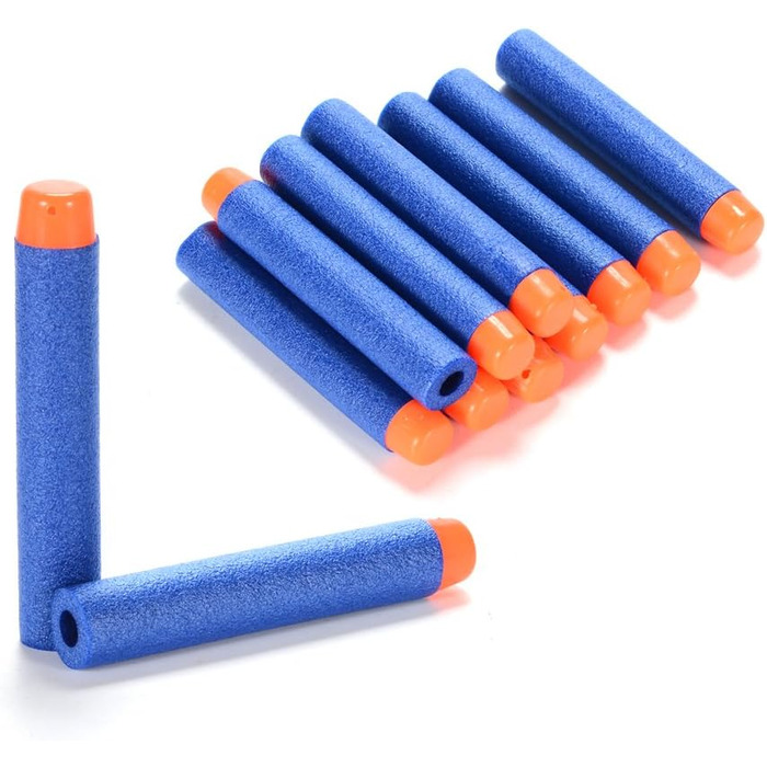 Куля для дротика з пінопласту для бластерів Nerf N-Streik Elite Series Kid Nerf Toy Gun Refill Blue, 100 Dart 7.2