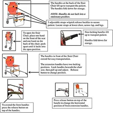 Портативне крісло для сходів, Сходове крісло, Зручні мобільні машини для переміщення інвалідних візків на відкритому повітрі, Складне крісло для екстреної евакуації по сходах, мобільне обладнання для екстреної допомоги пацієнтам