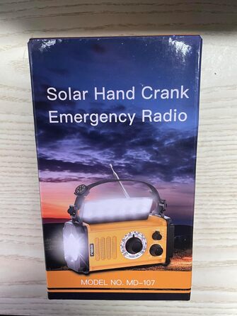 Аварійне радіо на сонячних батареях 13000 мАг, AM FM-радіо, 5-смугове радіо Dynamo, класичне радіо, USB-зарядний пристрій для мобільного телефону, ліхтарик і лампа для читання, Power Bank, SOS, компас для виживання в кемпінгу під час урагану
