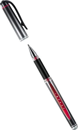 Ручка гелева Faber-Castell Uni-Ball Impact UM-153S (5 шт. , червона) ука (5 упаковок) Червона