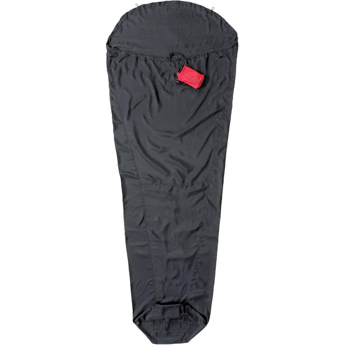 Кокон Спальний мішок Каюта Спальний мішок MummyLiner Expedition RS Silk Black 85'x33/19'