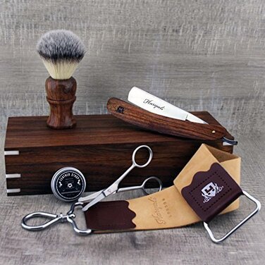 Повний набір для гоління Rosewood Old Style Classic Barber ІДЕАЛЬНИЙ ПОДАРУНКОВИЙ НАБІР ДЛЯ ГОЛІННЯ ЧОЛОВІКІВ