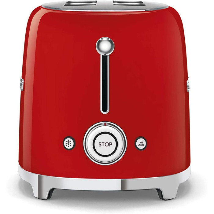 Тостер Smeg TSF01RDEU 2 скибочки, червоний