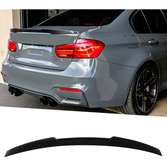 Для заднього спойлера M4 Style Spoiler, Глянцевий спойлер дверей багажника Gloss Black для 3 Series F30/M3 F80 2013-2019