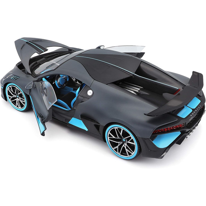 Модель автомобіля Bauer Spielwaren 18-11045BK Bugatti Divo в масштабі 118, сірий