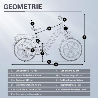 Електричний вантажний велосипед Himiway Big Dog Ebike 48V 20AH/960WH з акумулятором Жирові шини 20'4 Електричний велосипед 250W 25Km/h 86Nm для поїздок на роботу та підйому на пагорби до 128KM з гідравлічними дисковими гальмами Big Dog AKKU